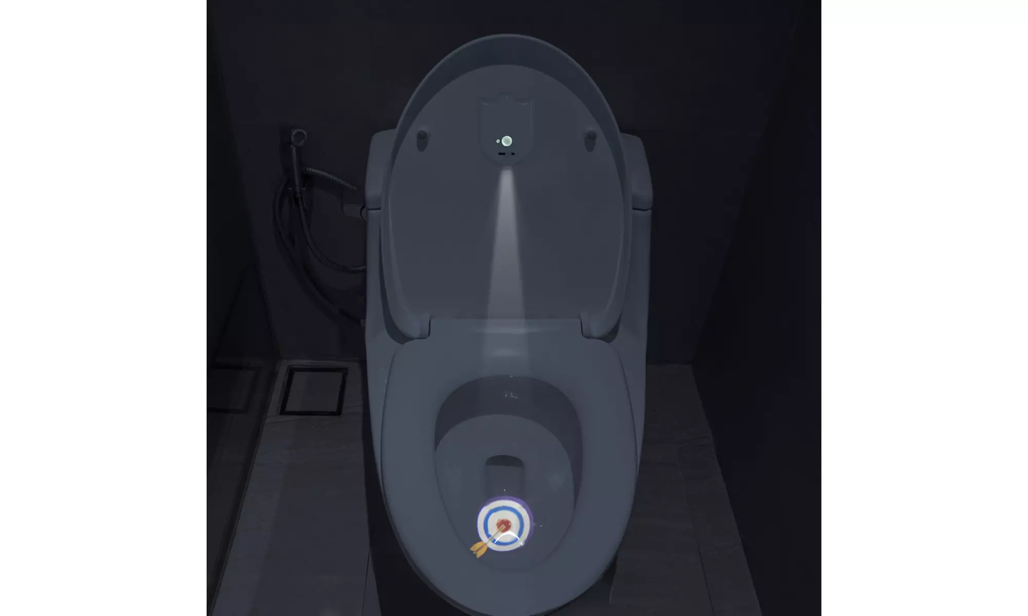 Toilet Night Light Projector Motion Activated Fun Pictures LED Sensor Nightlight