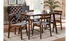 Eleri Wood 5-Piece Dining Set | Groupon