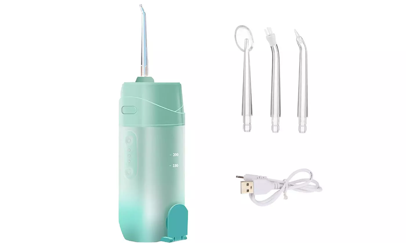 Retractable Portable Water Dental Flosser Cordless Oral Irrigator Teeth Cleaner