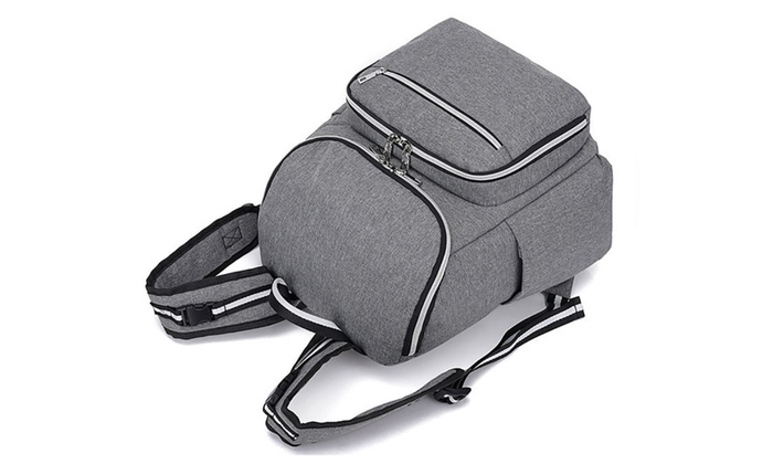 backpack diaper bag with phone charger