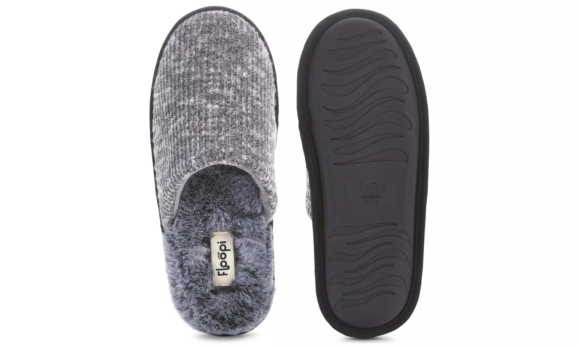 Floopi Women's Aurora Knit Scuff Slippers
