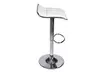 2 Pcs Bar Stools Leather Adjustable Swivel Bistro Pub Dining Chair New - Second Medium