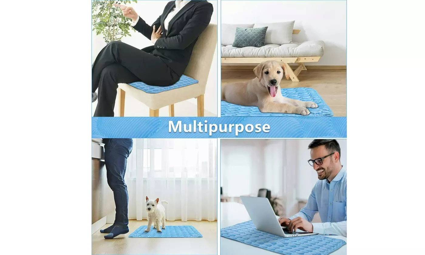 Pet Cooling Mat Cool Pad Comfortable Cushion Bed Blanket for Dog Cat Puppy