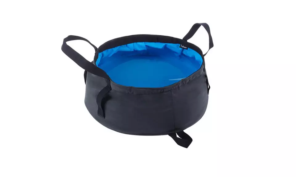 Portable Folding Bucket Camping Water Storage Container Wash Basin-8.5L - Second Medium