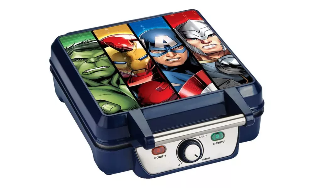 Marvel Avengers Characters 4-Slice Waffle Maker - Primary Image
