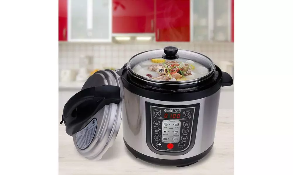 GeekChef 11-in-1 Multi-Functional Pressure Cooker, Stainless Steel Cooking Pot - Second Medium
