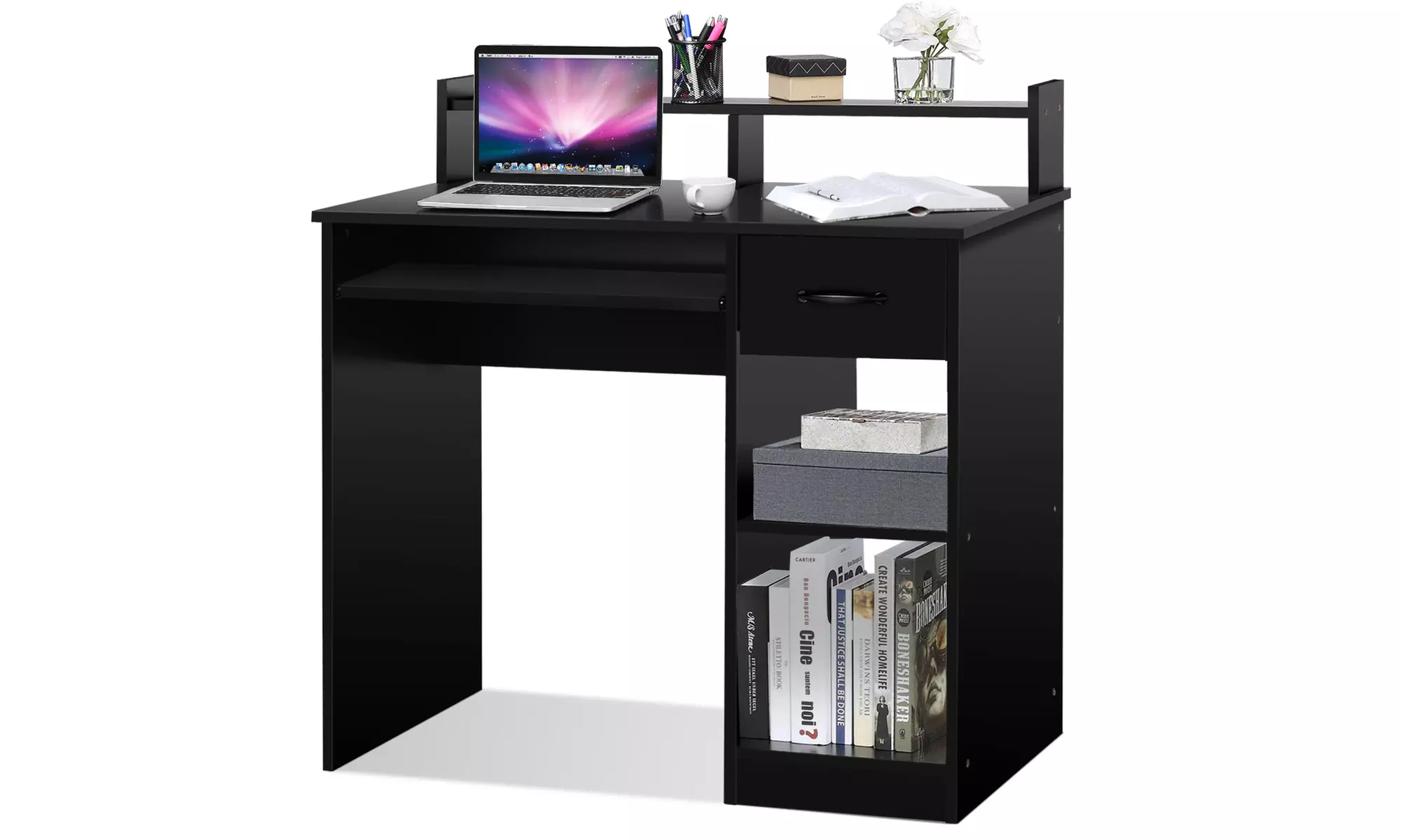 Computer Desk PC Laptop Table WorkStation Home Office Study Furniture w/ Drawer - Primary Image