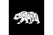 LA Pop Art Men's Word Art Sleeveless T-shirt - California Bear - Second Medium