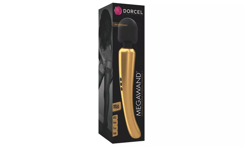 Dorcel Megawand Rechargeable Wand - Gold - Second Medium
