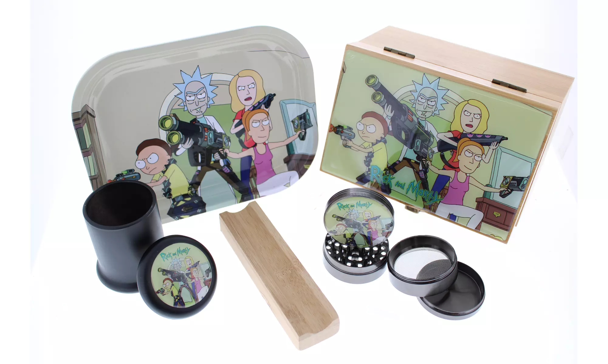 R and M Tobacco Accessories Bamboo Box Kit  - Second Medium