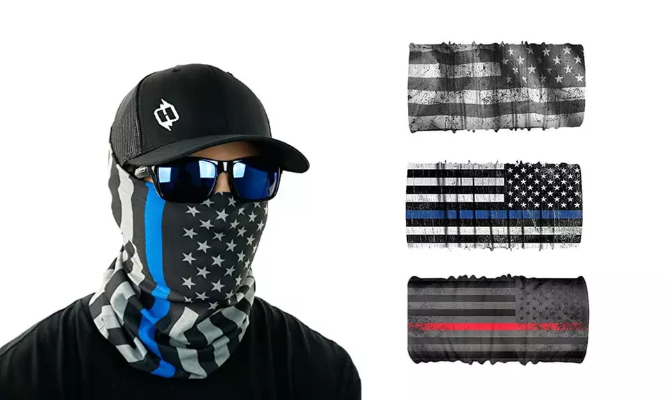 2 Pack - Distressed American Flag Ski Mask - Primary Image
