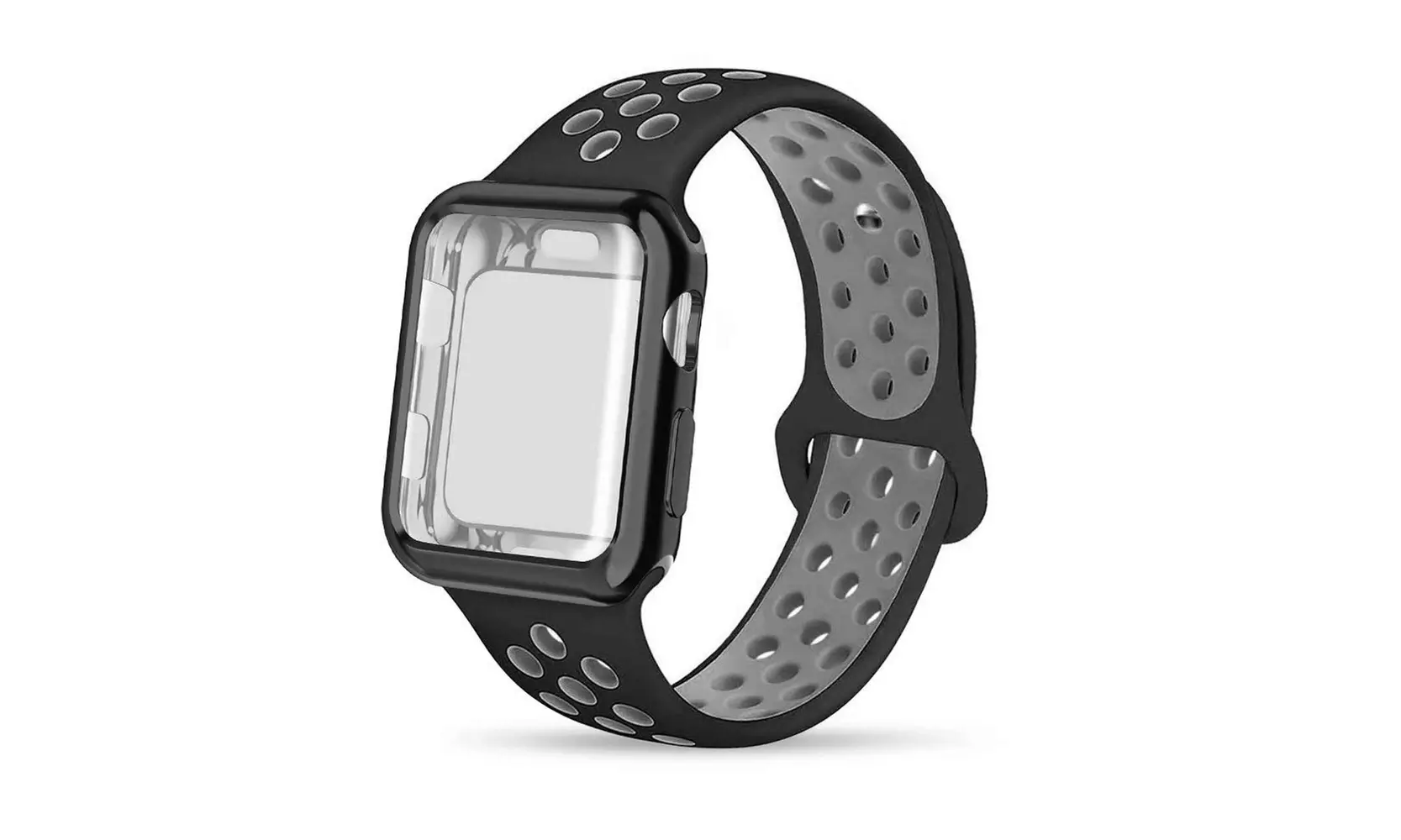 Sports Strap Wrist Band Loop W/ Screen Protector Bumper Case For Apple Watch