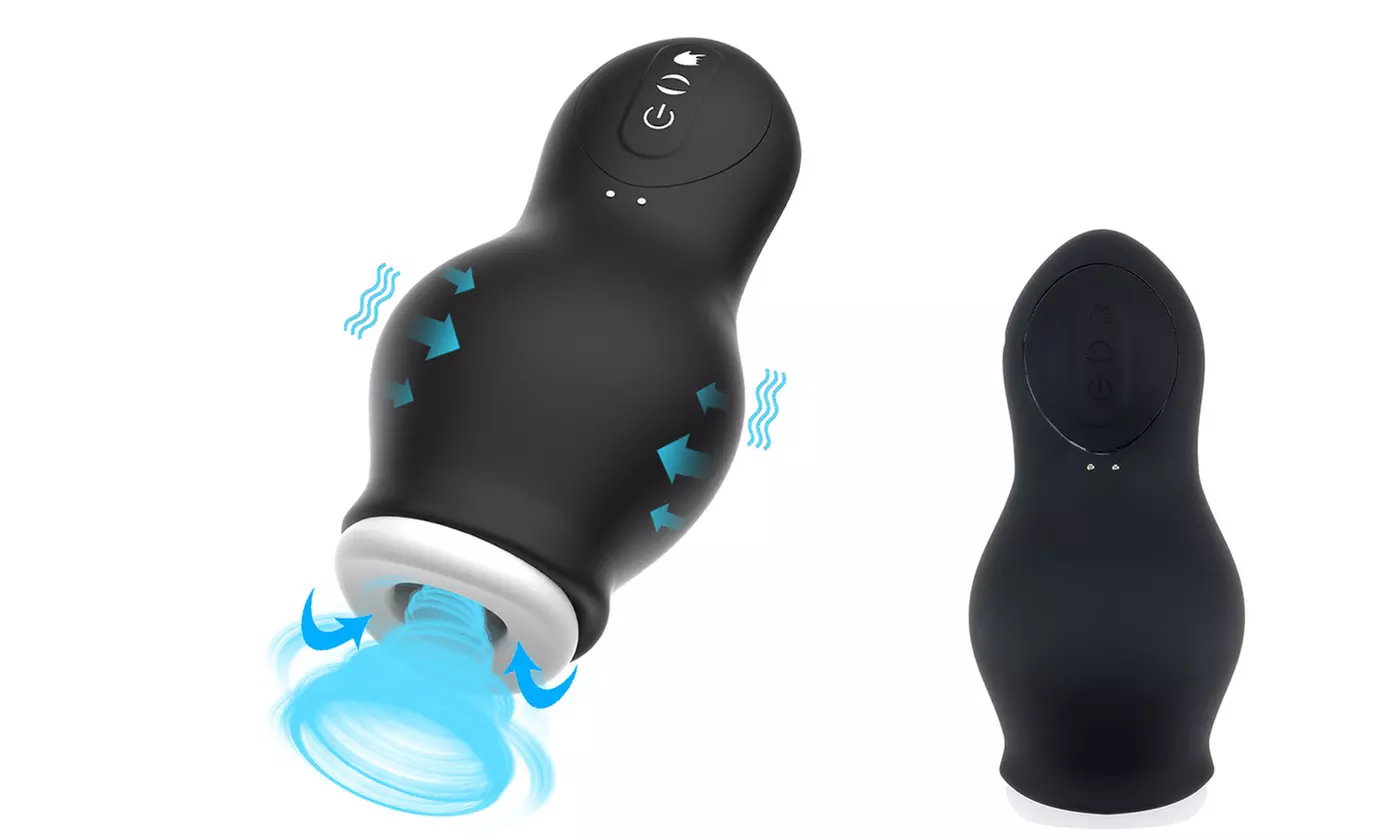 7 Vibrating Modes Automatic Hand Free Vibrating Cup Sucking Stroker - Primary Image
