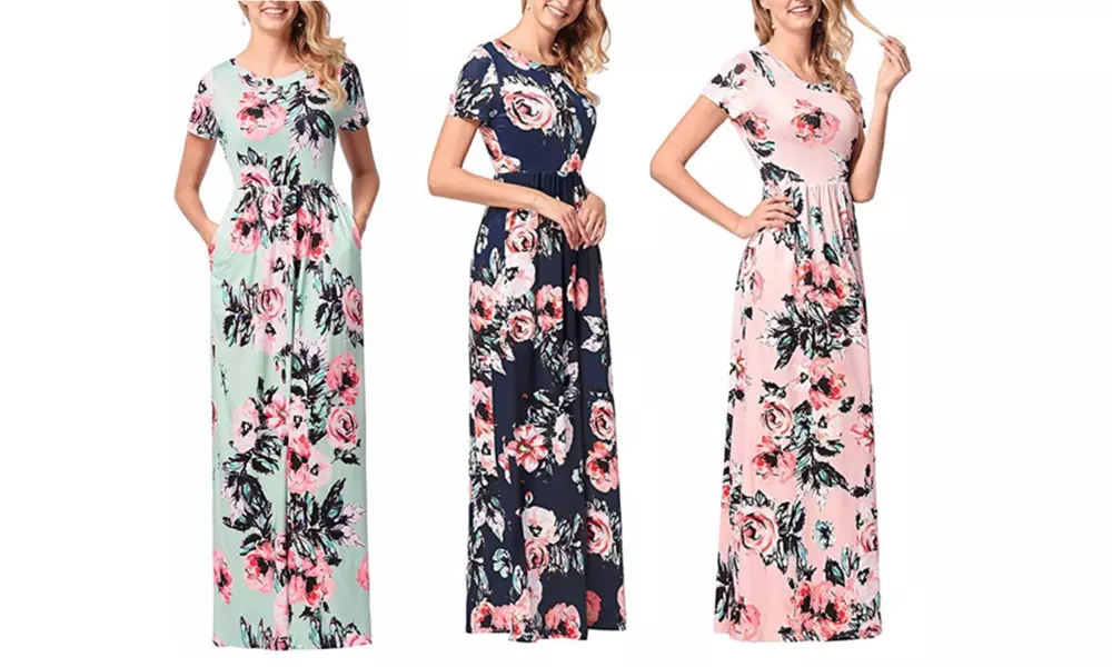 Leo Rosi Women's Floral Maxi Dress - Primary Image