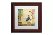 Rachel Paxton 'Sandy Pond Heron' Matted Wood Framed Art - Second Medium