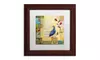 Rachel Paxton 'Sandy Pond Heron' Matted Wood Framed Art
