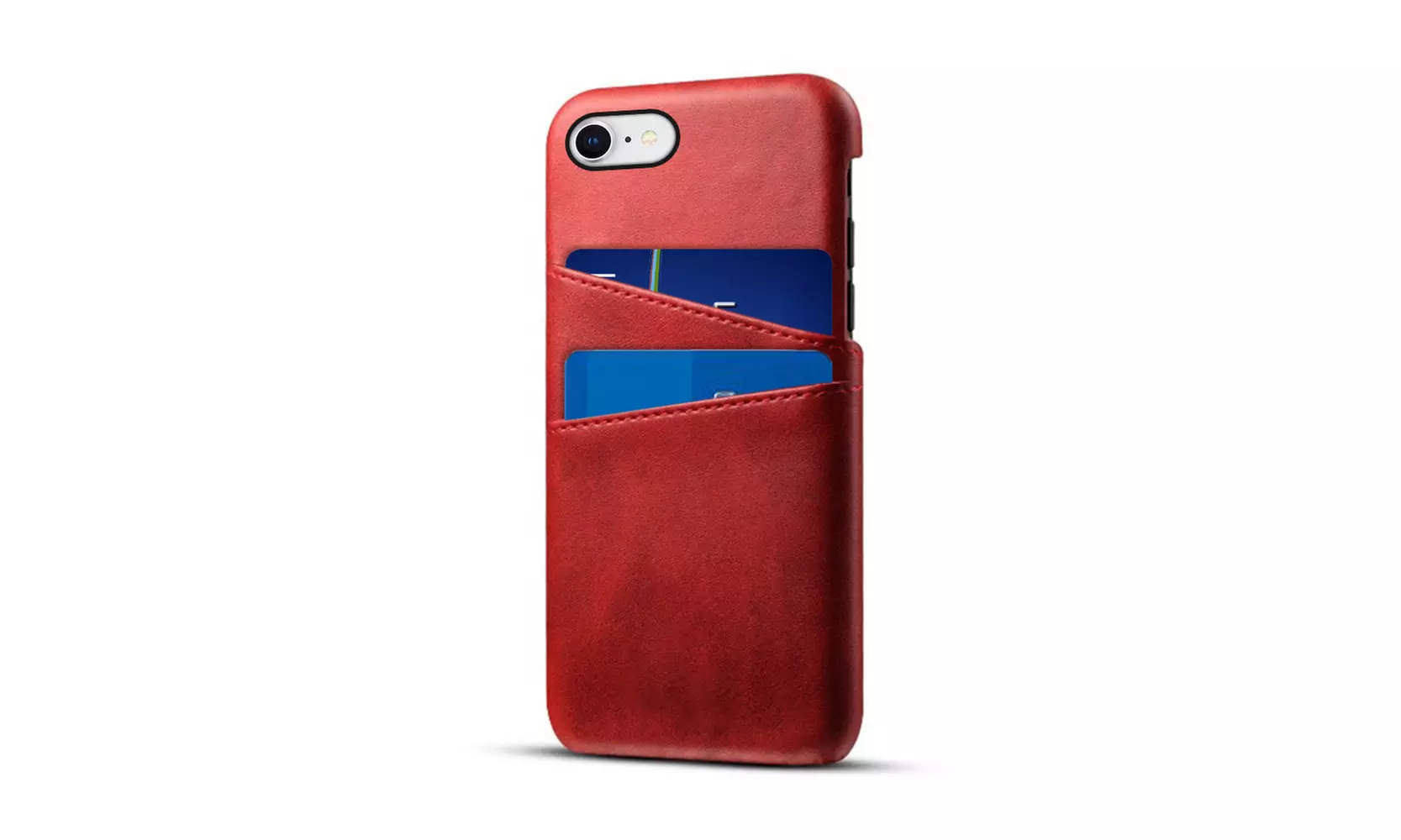Waloo 2 Card Slot Case for iPhone 6/7/8, 6/7/8 Plus, X/XS, XR, & XS Max