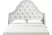 Katelynn Linen Button Tufted Headboard with Nailhead Trim - Queen or King Size - Second Medium