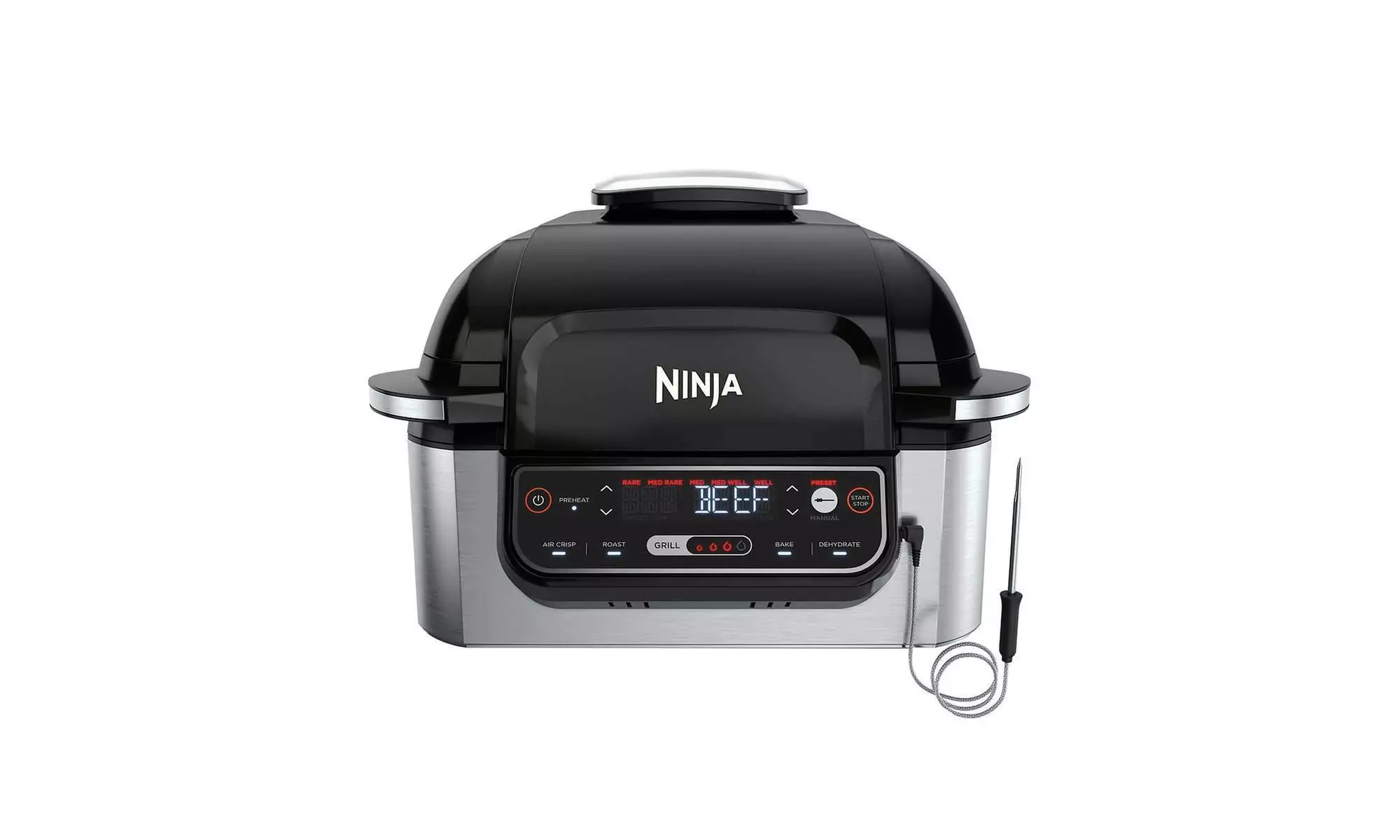 Ninja Foodi LG450 Smart 5-in-1 Indoor Grill (Black) - Certified Refurbished - Primary Image