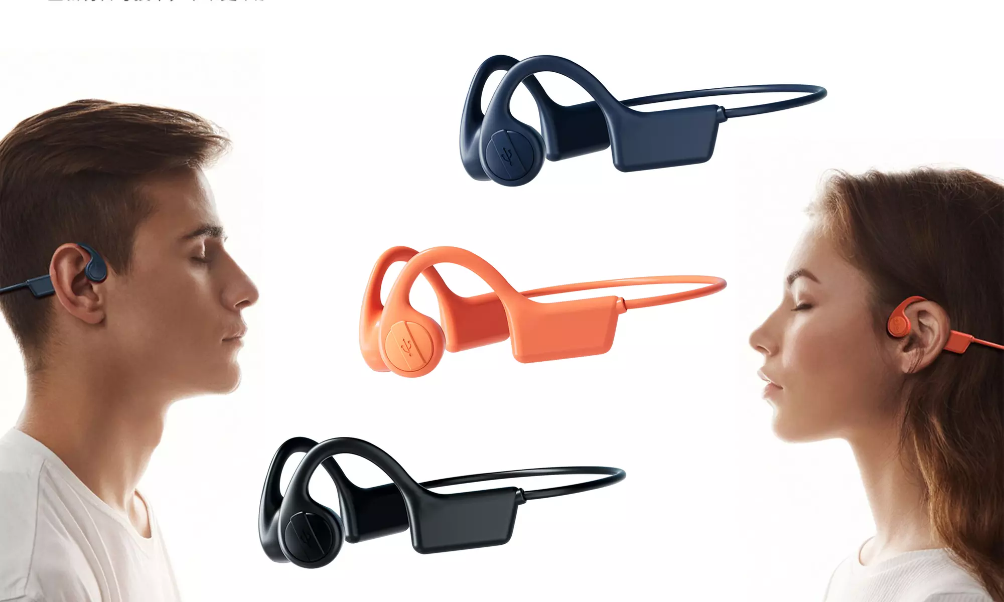 Bone Conduction Headphones Air Open Ear Wireless Earphone Bluetooth Headset