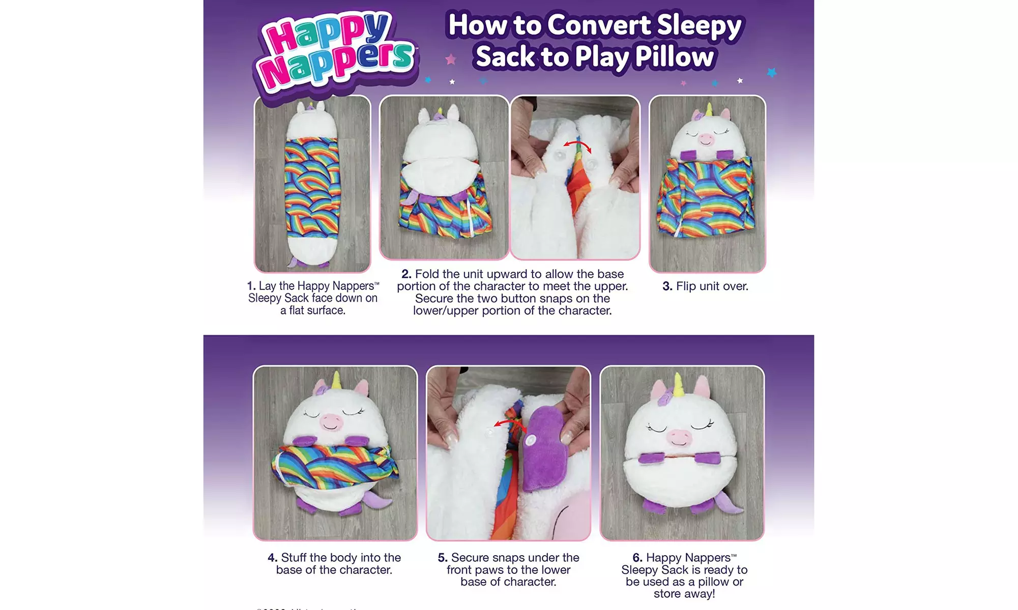 Happy Nappers Cat Comfy Pillow & Sleepy Sack (Medium) - Refurbished - Second Medium