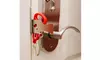 Portable Door Lock Solid Heavy Duty Door Lock for Additional Safety (2-Pack)