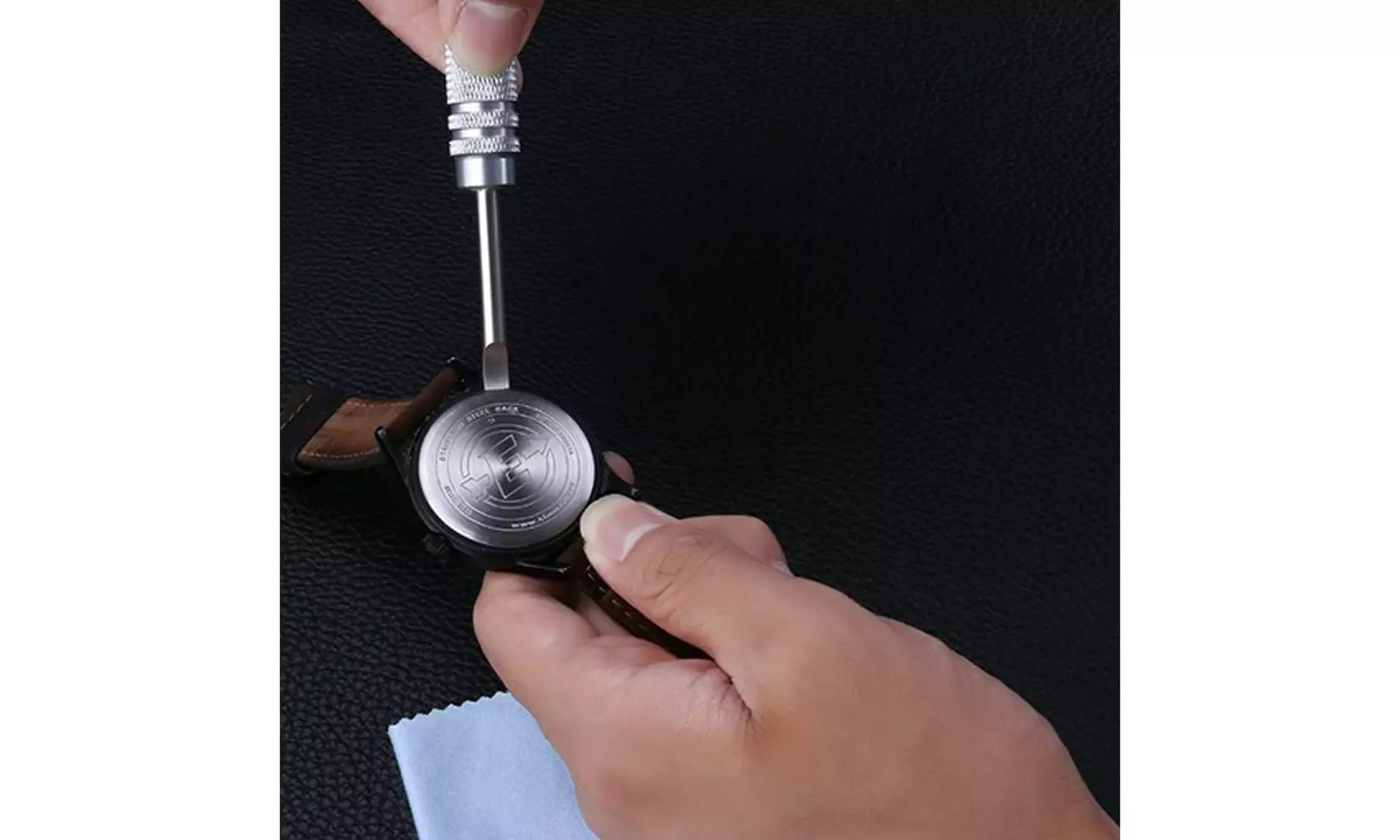 US 1-2 Pc Metal Watch Back Cover Opener Watch Repair Tool Battery Removal Pry