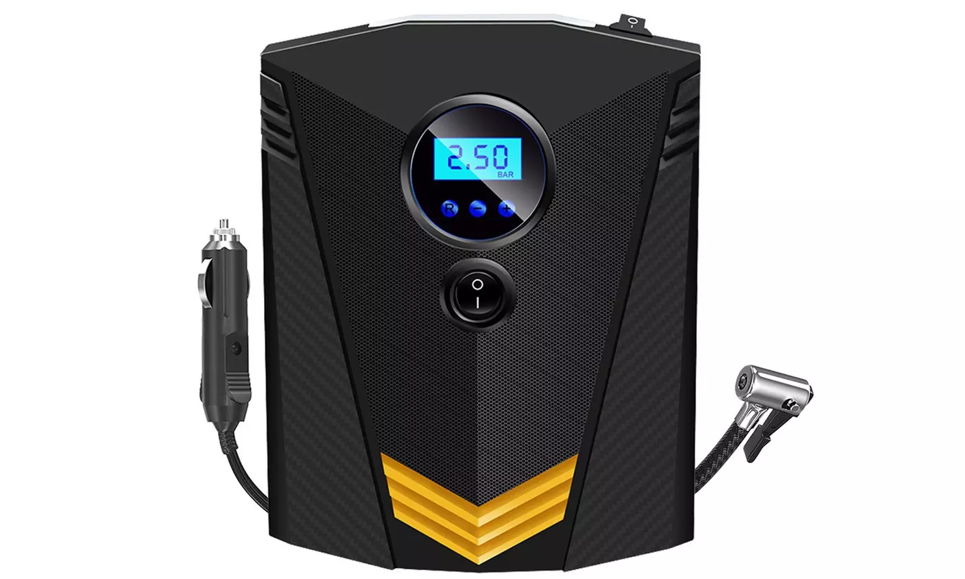iMounTEK 12V DC 150PSI Tire Inflator with LCD Display & Auto Shut-Off