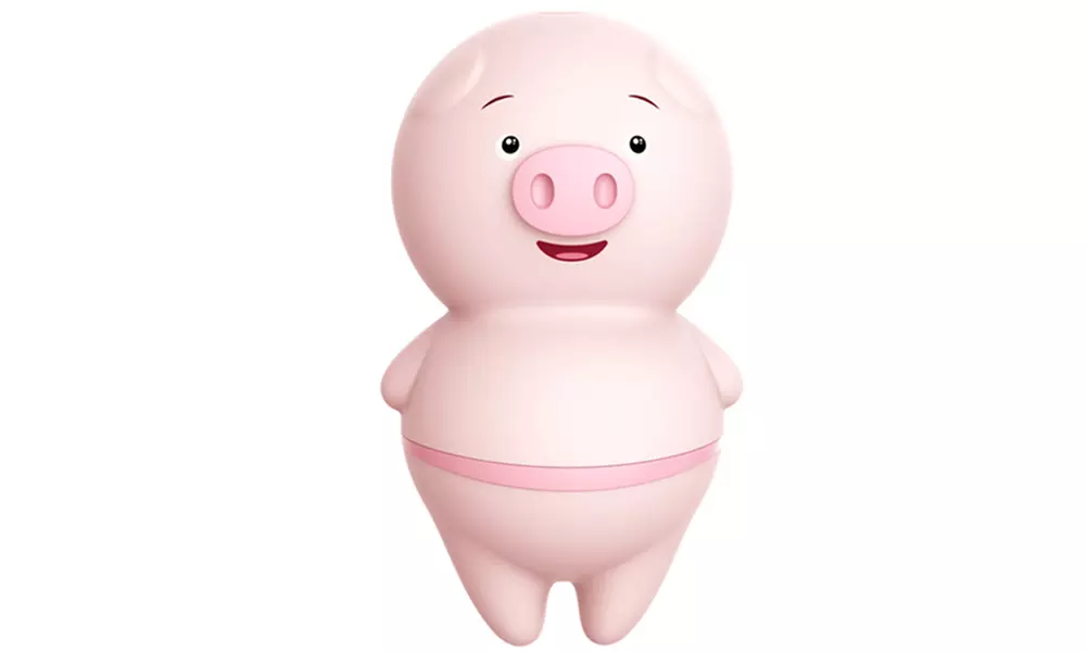 Cute Pink Pig Tongue Vibrator Licking Vibrator  - Second Medium