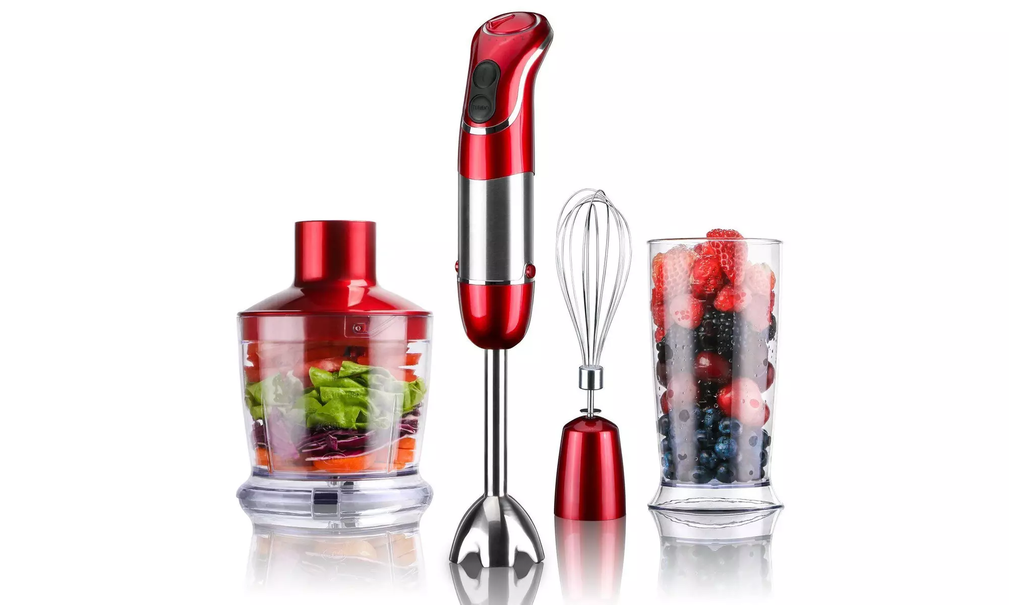 Hand Blenders 4-in-1 Electric Hand Mixer w/ 6-Speed Control  - Primary Image