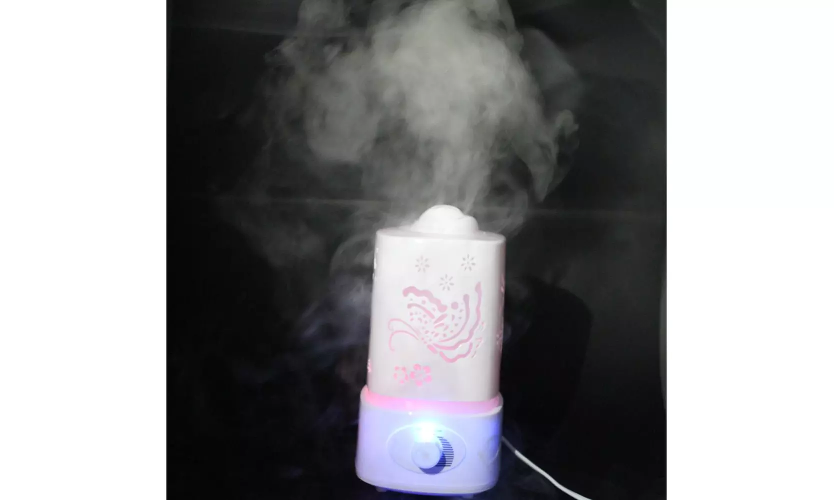 Ultrasonic Home Aroma Humidifier Air Diffuser Purifier Lonizer Atomizer, 1.5L - Primary Image