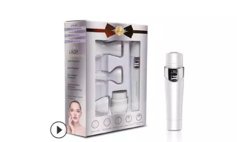 USB Rechargeable Flawless Hair Remover for Women, Electric Trimmer 5 in 1 - Primary Image