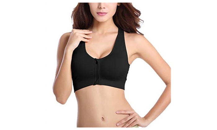 best zip front sports bra after breast augmentation