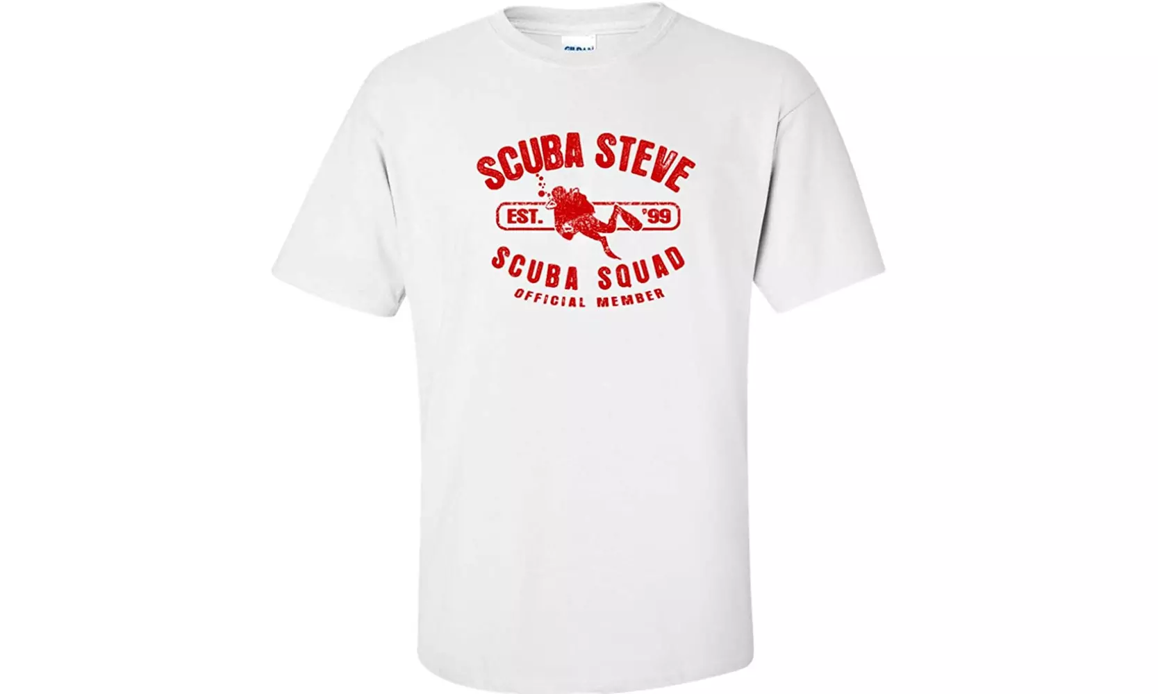 Scuba Steve Funny Big Daddy ADAM SANDLER diver MENS T-SHIRT - Second Medium