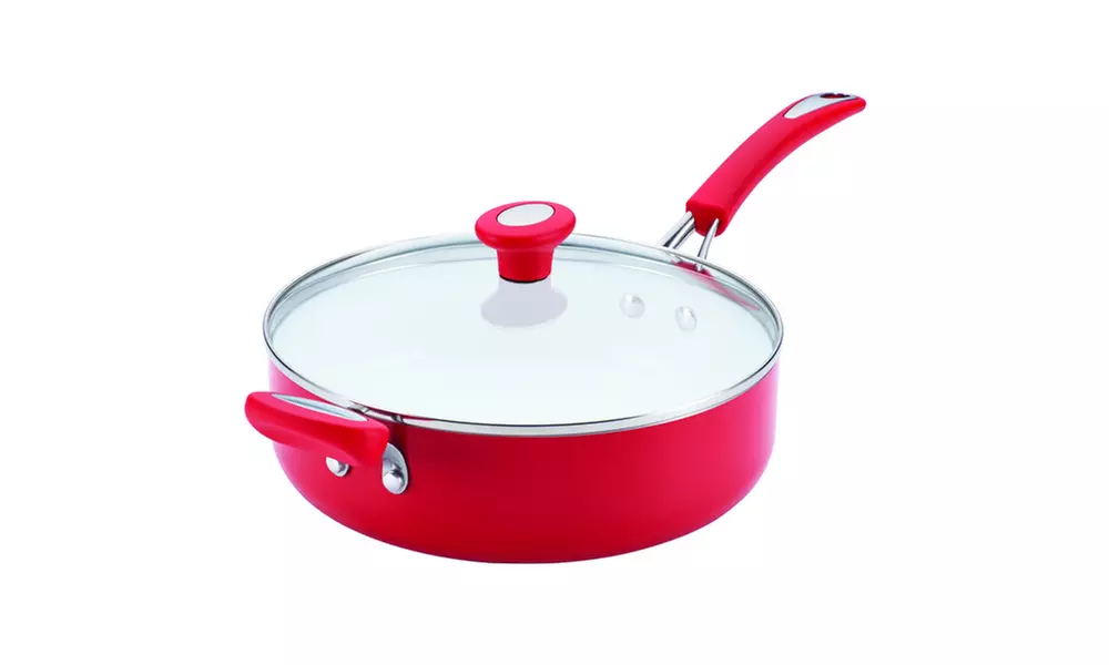 SilverStone Ceramic CXi Nonstick 4-Qt Covered Sauté w/ Helper Handle - Primary Image