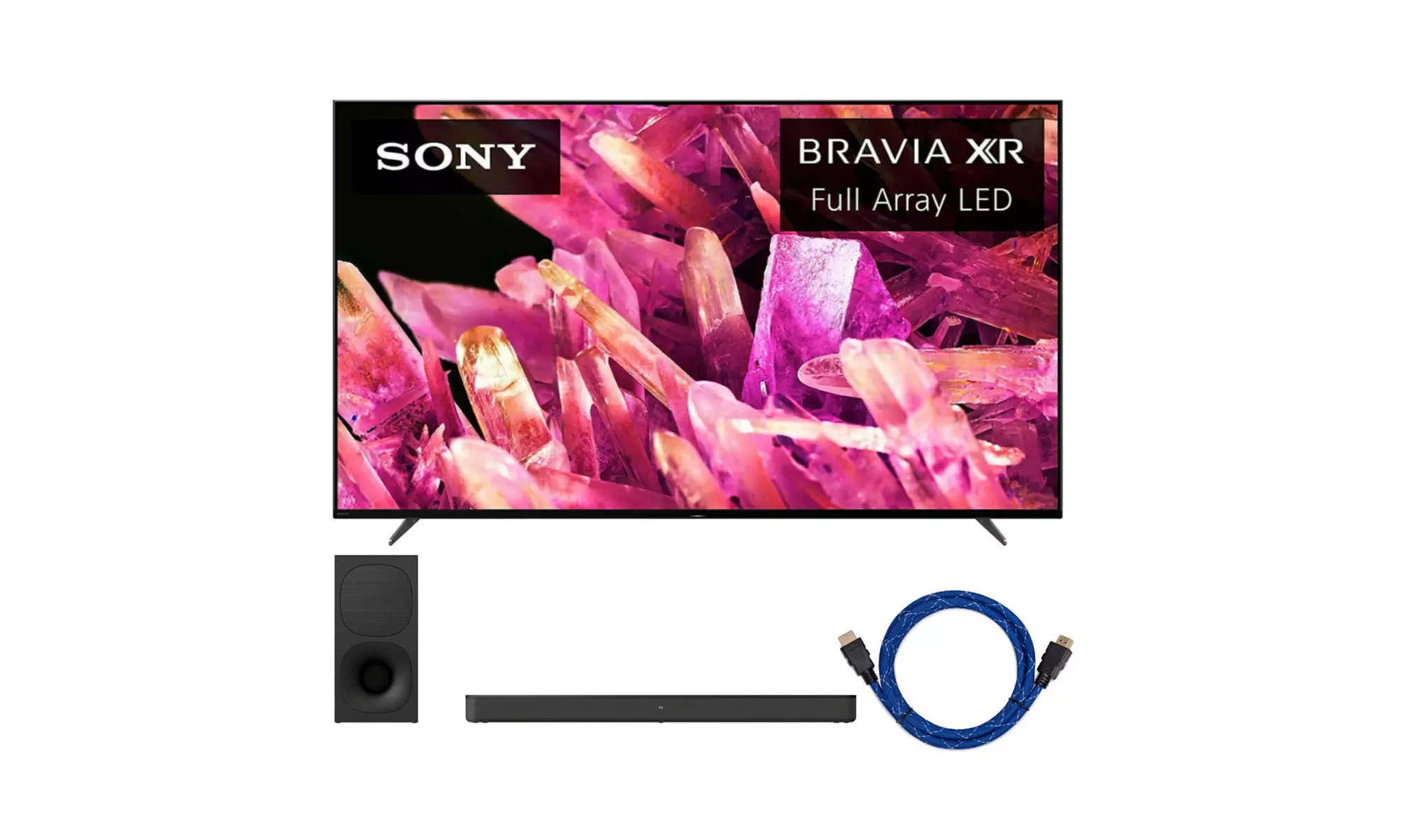 Sony BRAVIA XR X90K 4K HDR Full Array LED TV with Smart Google TV Bundle - Primary Image