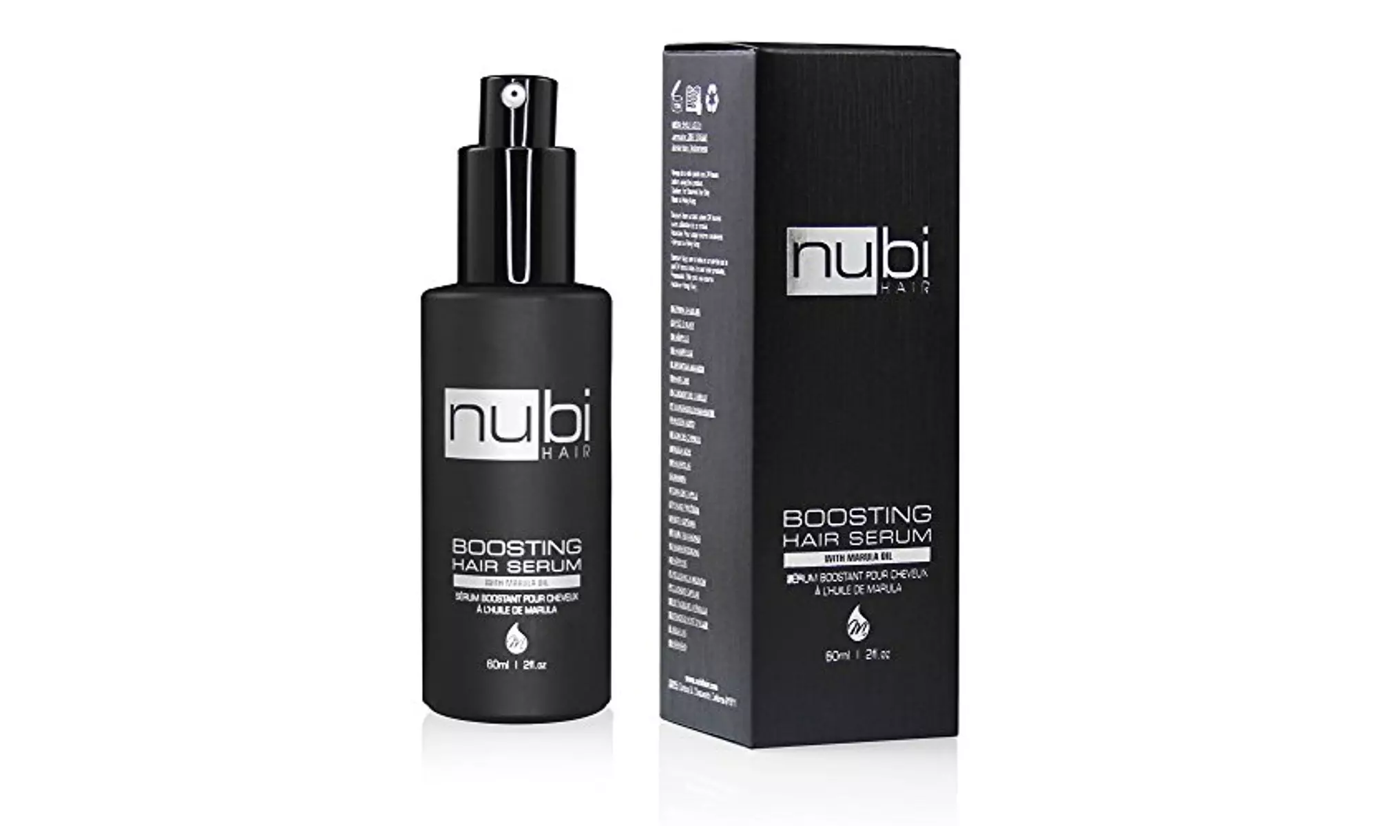 Nubi Boosting Hair Serum with Marula Oil, Vitamin E and Aloe Vera, 2 F - Primary Image