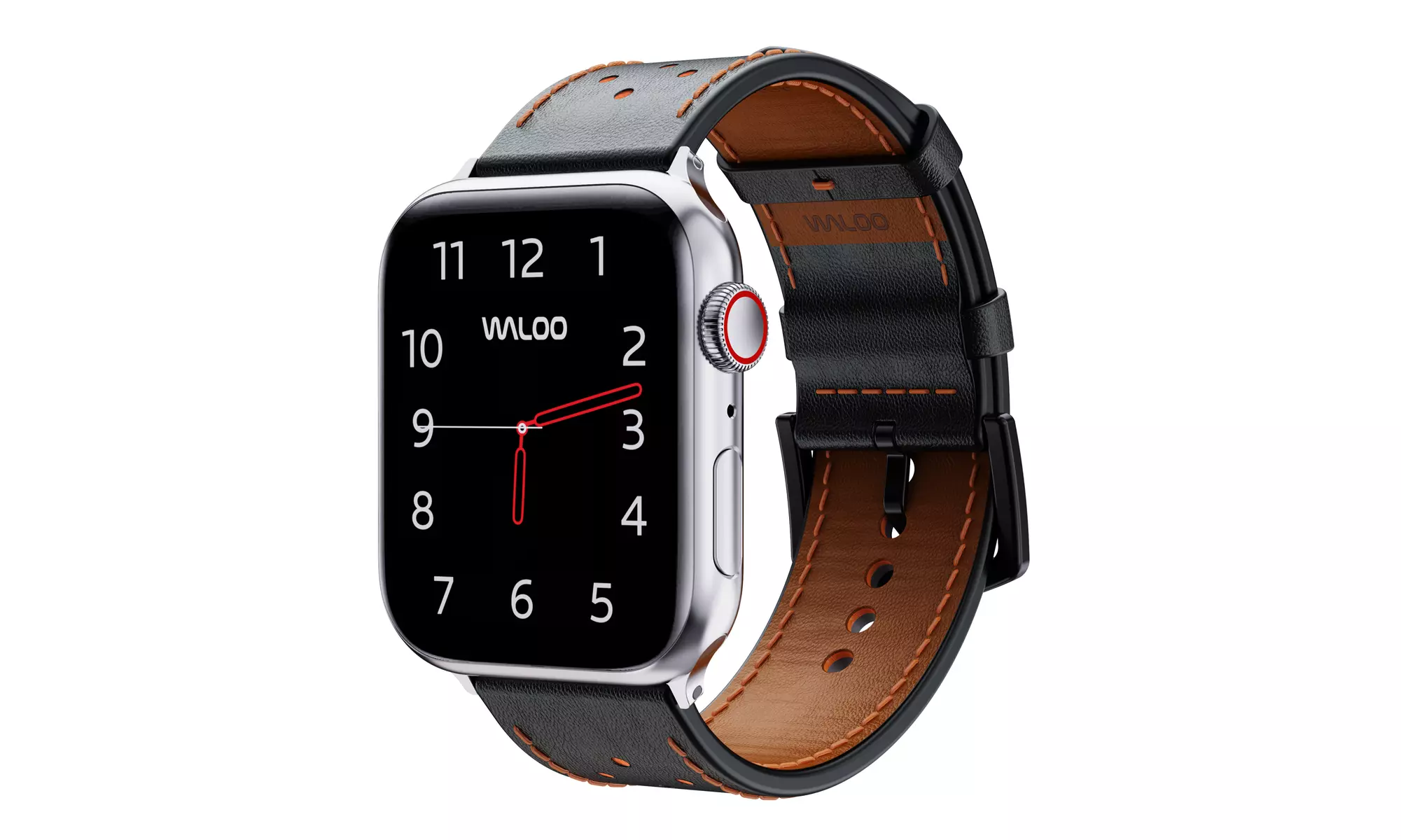 Waloo Leather & Metal Replacement Bands for Apple Watch - All Series