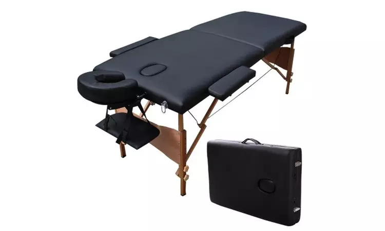 Costway 84"l Portable Massage Table Facial SPA Bed Tattoo W/free Carry Case