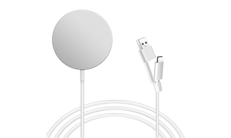 For Apple Magsafe Wireless Charger IPhone 13 12 Pro Max Magnetic Charging Pad White IPhone 30 PIN Single