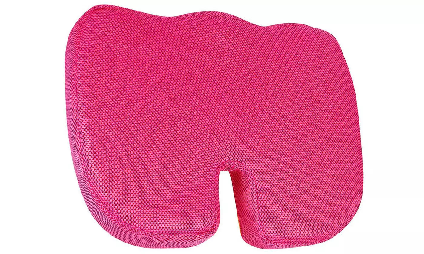 NewHome Memory Foam Seat Cushion for Coccyx, Sciatica & Back Support