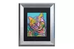Dean Russo 'Tigger Custom-1' Matted Silver Framed Art - Second Medium
