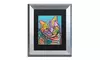 Dean Russo 'Tigger Custom-1' Matted Silver Framed Art