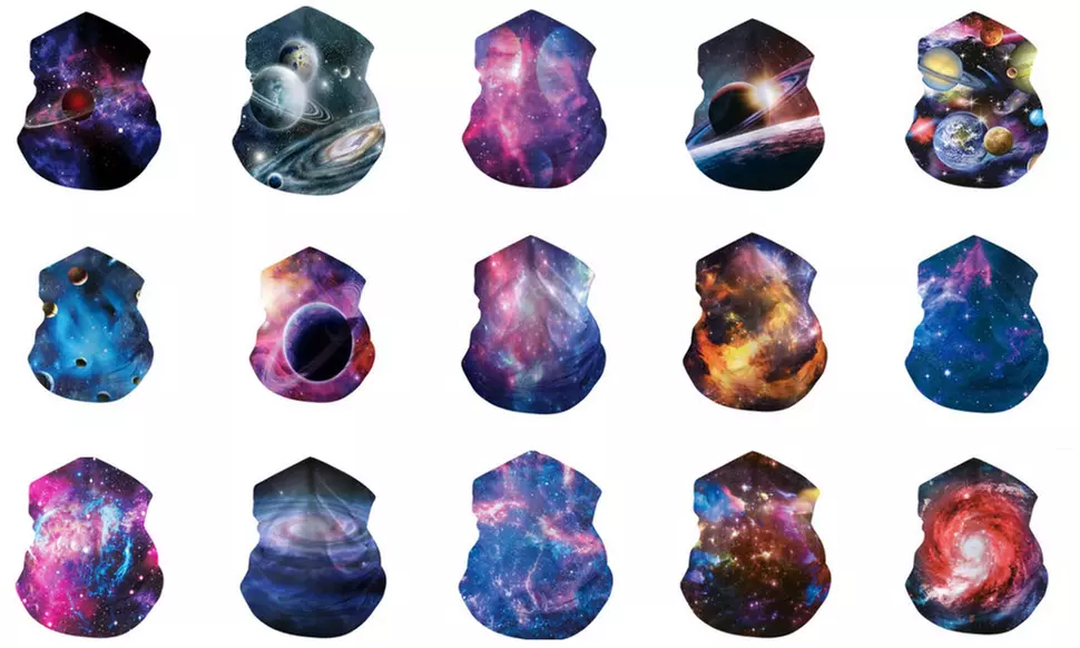 Scarves Neck Gaiter 12 in 1 Headwear Headband Scarf 3-Pack - Primary Image