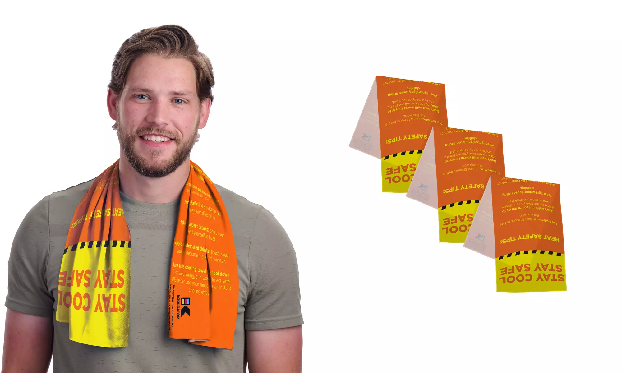 KOOLGATOR Dual Purpose SPF 30 Cooling Towel