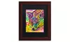 Dean Russo 'Fox' Matted Wood Framed Art