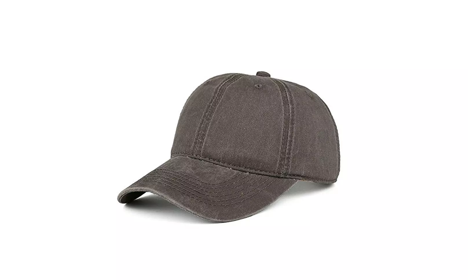 Solid Distressed Vintage Cotton Polo Style Baseball Cap Hat 100%Cotton