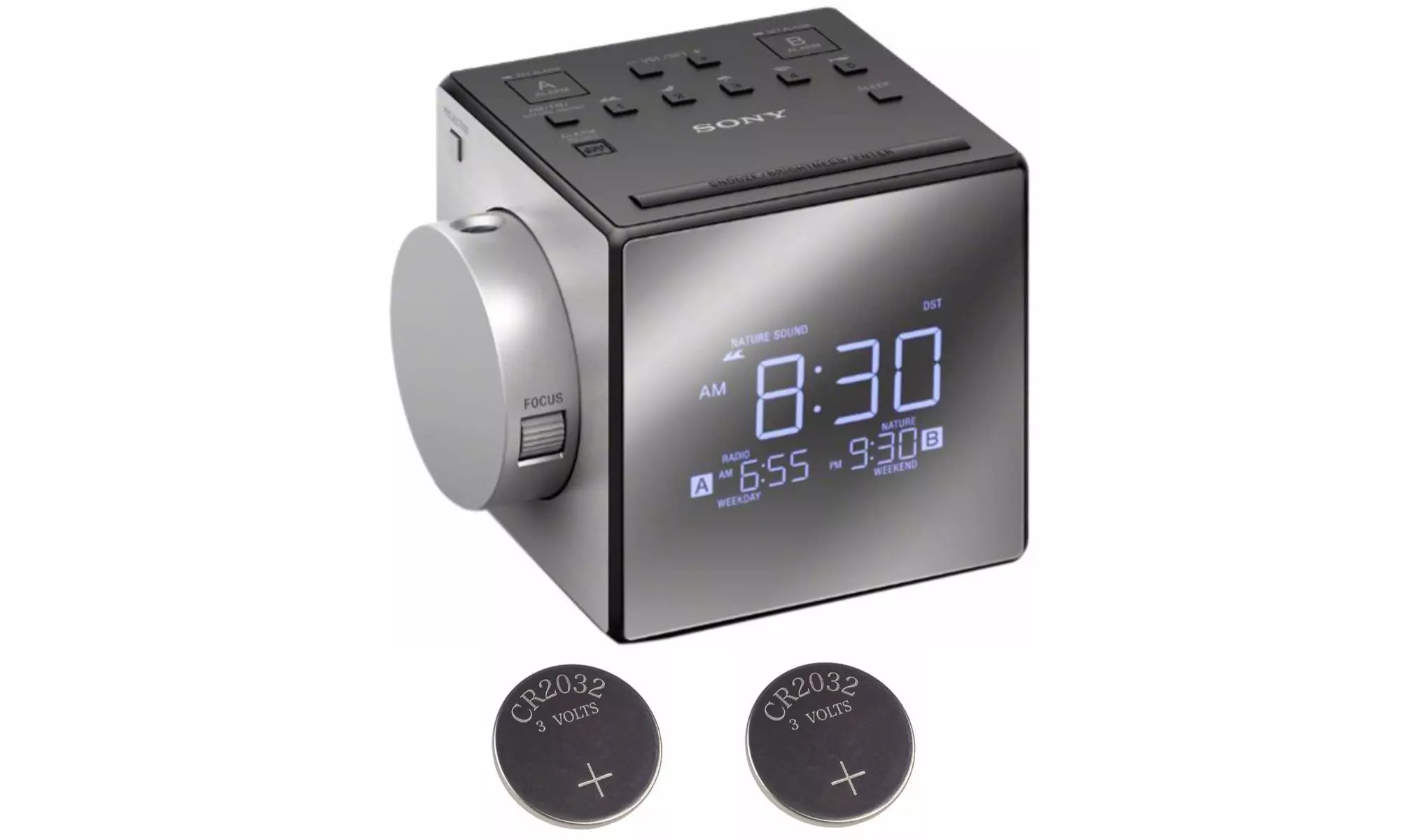 Sony ICFC1PJ Alarm Clock Radio w/ Batteries - Primary Image