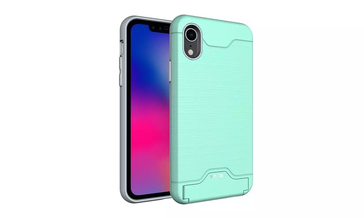 Waloo Brushed Kickstand Case for iPhones 