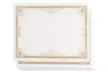 96 Pack Blank Certificate Award Printer Paper Diploma Brown Borders 8.5" x 11" - Second Medium